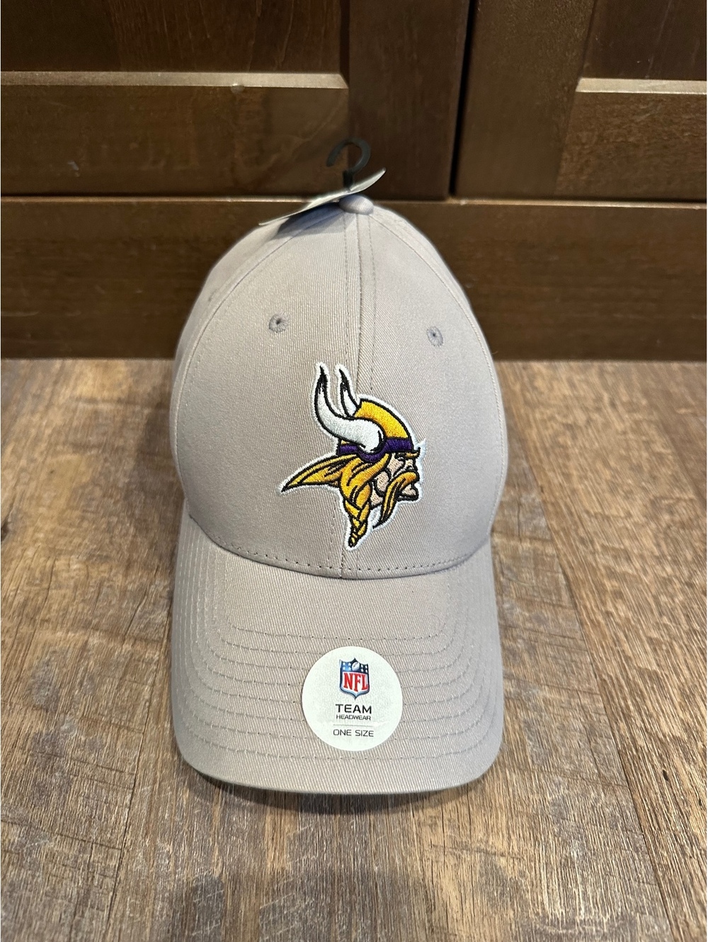 NFL Minnesota Vikings Gray Baseball Cap Hat One Size